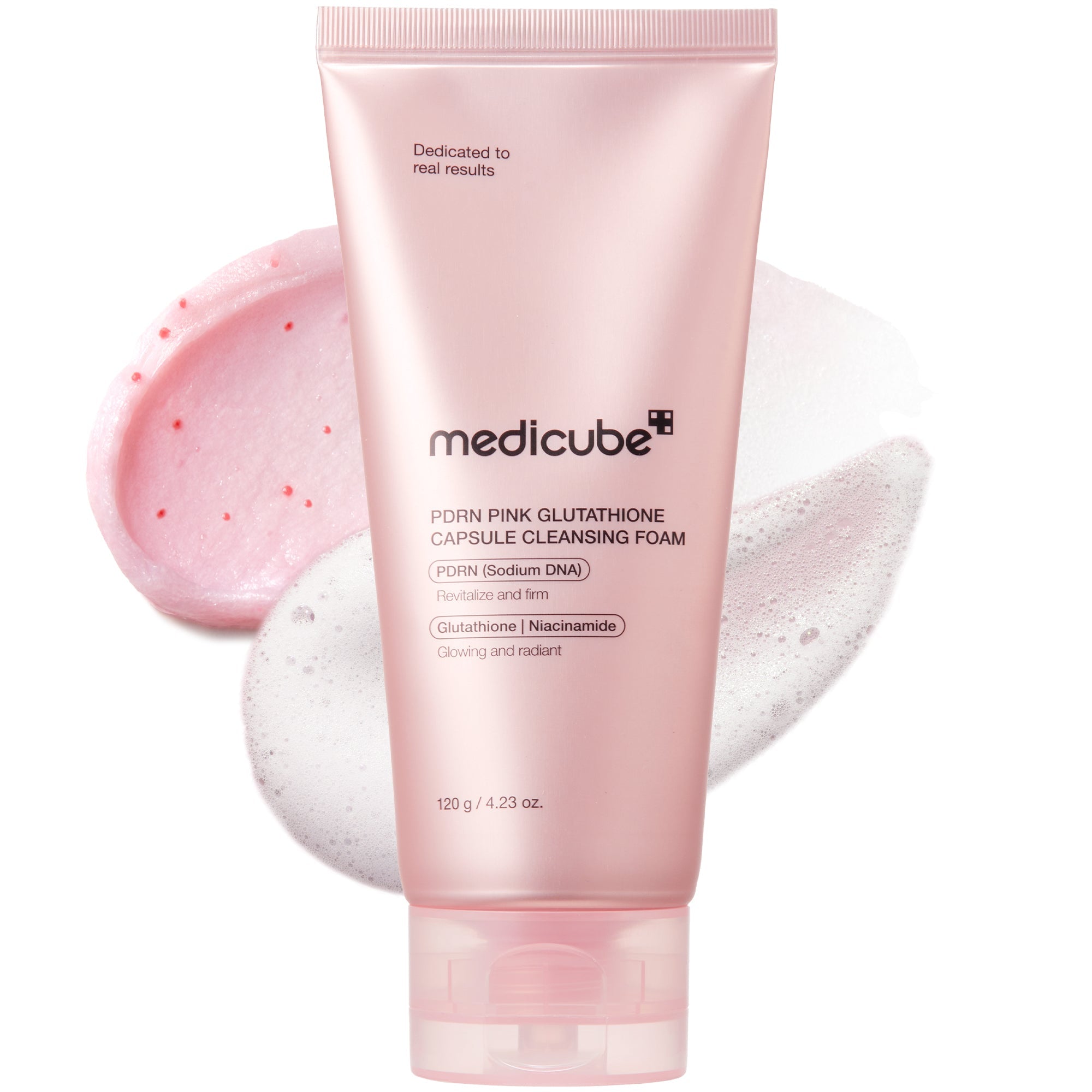 PDRN Pink Glutathione Capsule Foam Cleanser